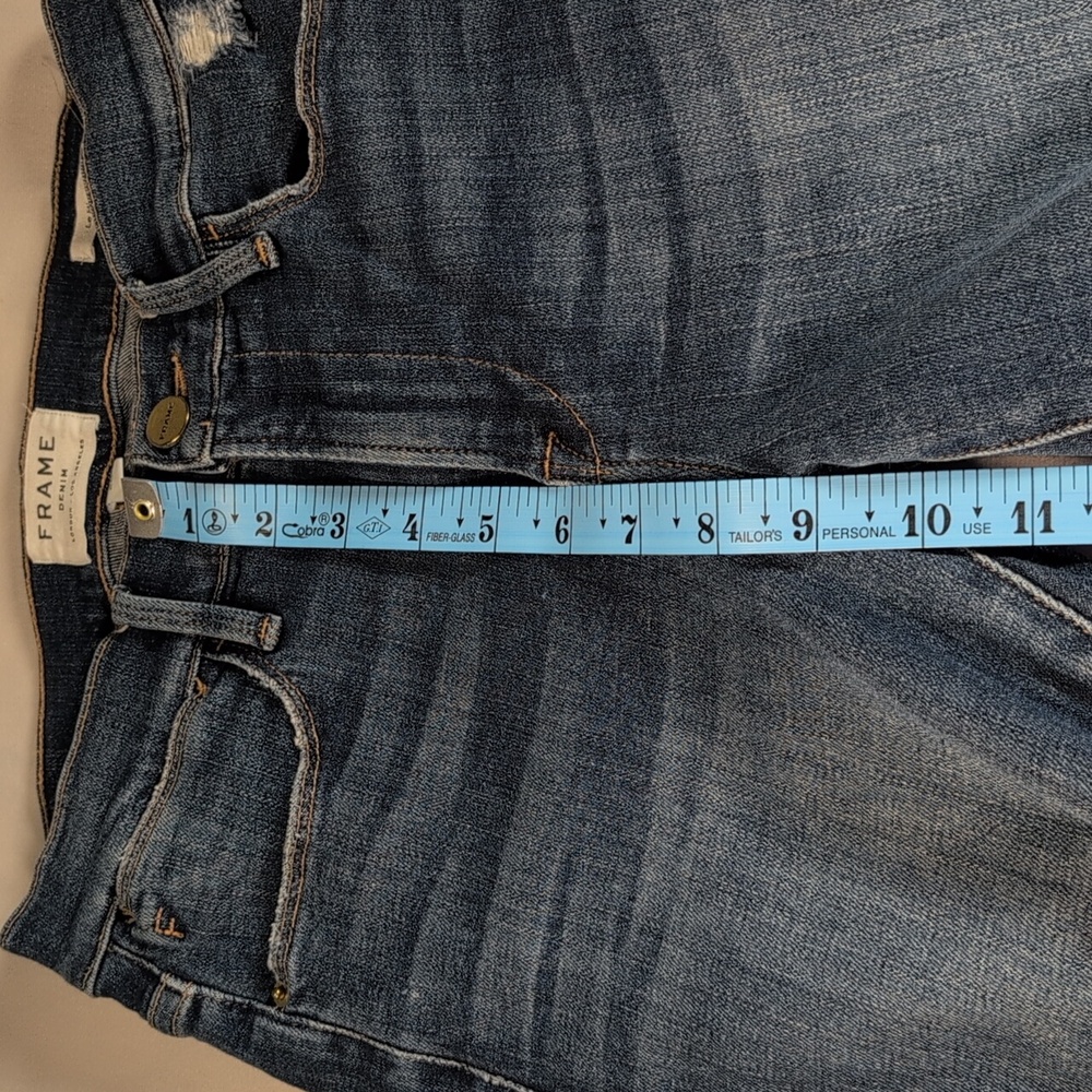 Frame Le High Skinny Distressed Jeans Size 26 - Picture 4 of 10
